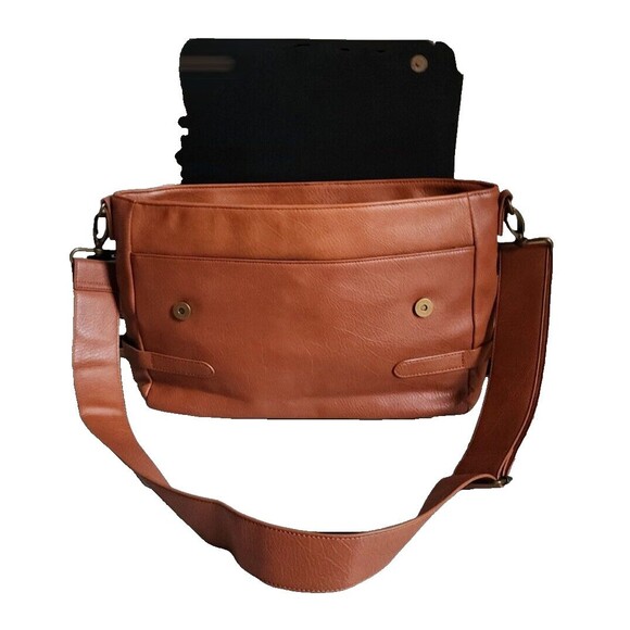 Office Briefcase Laptop Vegan Leather Executive Formal For 14" Laptop & MacBook - Picture 5 of 14